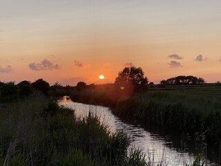 Abendstimmung in der Marsch