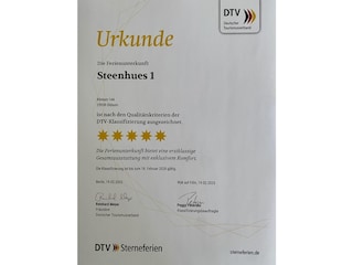 Urkunde des Deutschen Tourismusverbands