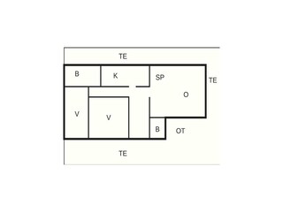 Vakantiehuis Ebeltoft Grondplan 7