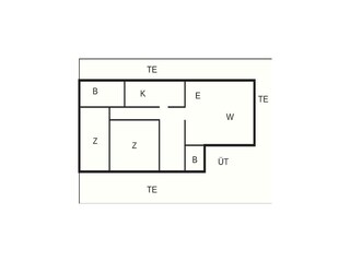 Vakantiehuis Ebeltoft Grondplan 6