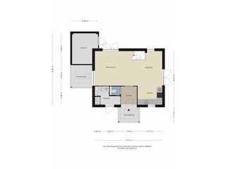 Casa de vacaciones Kamperland Plano de planta 21