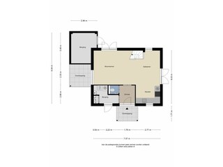 Vakantiehuis Kamperland Grondplan 21