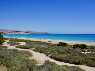 Strand vor dem Haus