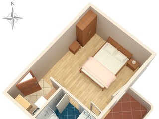 Apartment Vinisce Ausstattung 13