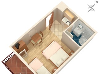 Apartment Duće Ausstattung 12