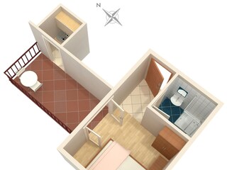 Apartment Podaca Grundriss 10