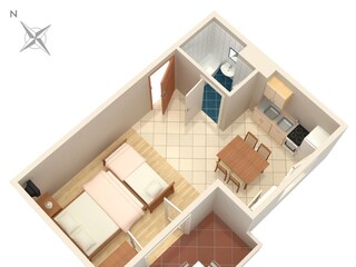 Apartment Omiš Ausstattung 8