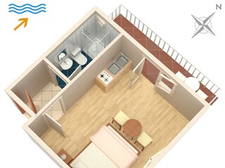 Apartment Jelsa Floor Plan 6