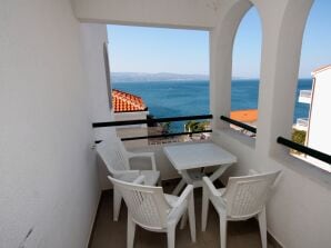 Apartment Studio flat with terrace and sea view Balića Rat, Omiš (AS-4868-g) - Omiš - image1