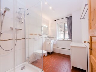 Blick ins Badezimmer