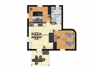Villa Mondavio Grundriss 60