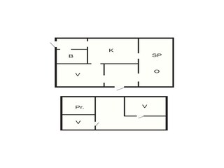 Vakantiehuis Ryd Grondplan 30