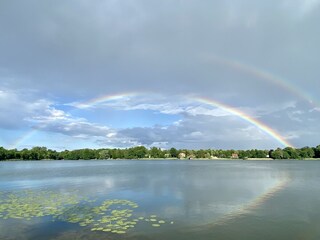 Doppelter Regebogen am Ruppiner See