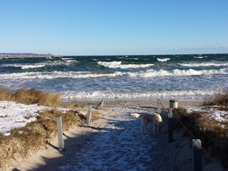 Winterly cold, but with wonderful clear Baltic Sea air