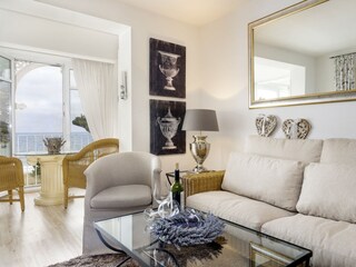 Living room with open loggia