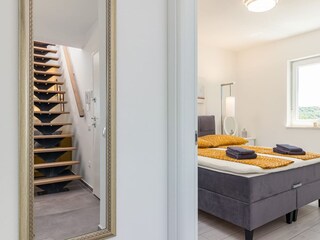 Stairs to the roof terrace