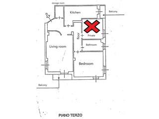Appartamento per vacanze Cannero Riviera Pianta del piano 17