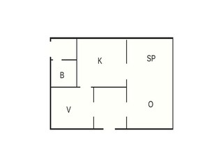 Vakantiehuis Tingsryd Grondplan 13