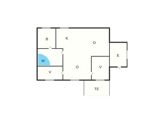 Casa de vacaciones Boddum Plano de planta 31