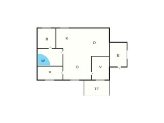 Casa de vacaciones Boddum Plano de planta 30
