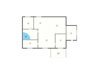 Maison de vacances Boddum Plan d'étage 9