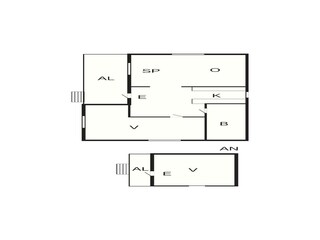 Vakantiehuis Backaryd Grondplan 22