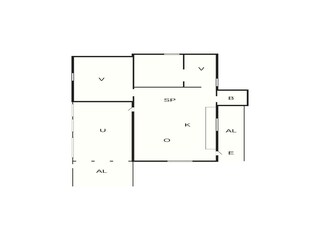 Vakantiehuis Olofström Grondplan 23