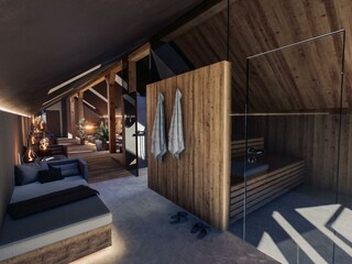 Dachspa / Sauna - Bergfeuer