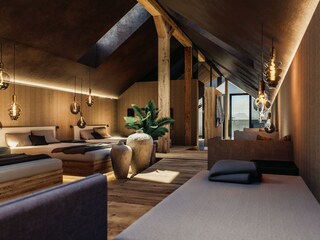 Spa mit Sauna Bergfeuer