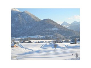 Ausblick auf die Loipe