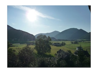 Ausblick vom Balkon