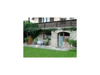 Zugang zum Garten direkt vom Appartement 6