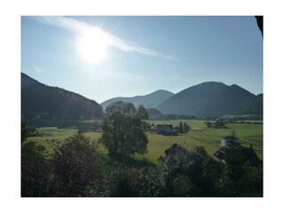 Ausblick vom Balkon