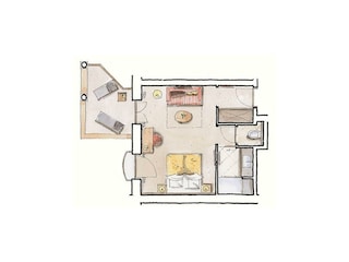 Zimmerplan "Alpenrose"