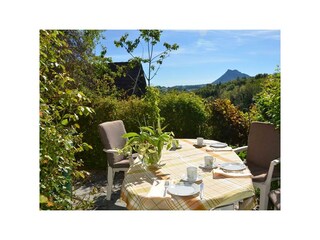 Frühstück im Garten