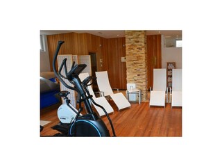 Wellnessraum mit Sauna, Infrarotkabine