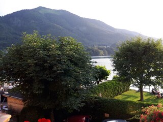 Balkon auf Badeplatz