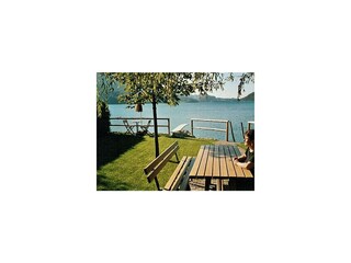 Privatbadeplatz des Hauses