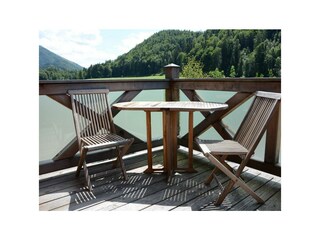 Terrasse mit Blick ins Grüne