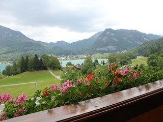 Blick vom Balkon