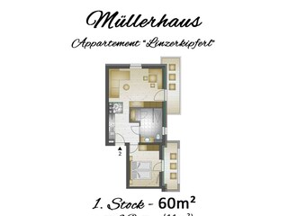 Appartement Nr 2 - Linzerkipferl
