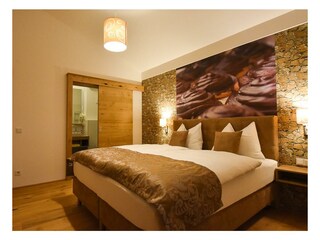 Müllerhaus Apartment Schokoschnecke Schlafzimmer3