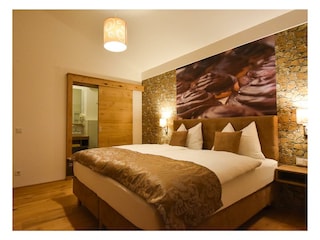Müllerhaus Apartment Schokoschnecke Schlafzimmer3