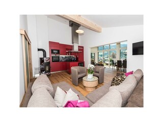 Wohnbereich1 150m2 Apartment 6-8 Personen Bauer Mü