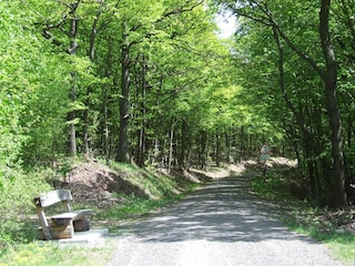 Leinach direkt am Wanderwegenetz Hassberge