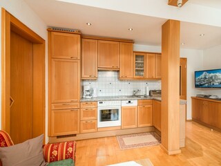 Wohnküche im Apartment Steinernes Meer