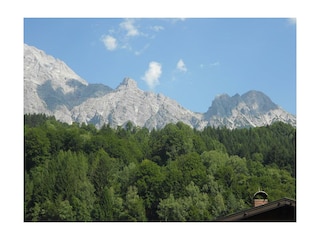 Aussicht auf die Leoganger Steinberge
