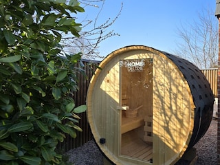 Kleine Fass Sauna