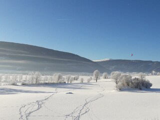 Balkonblick Winter