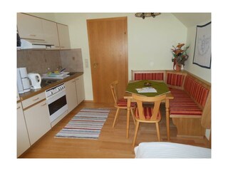 Wohnküche mit Morgensonne